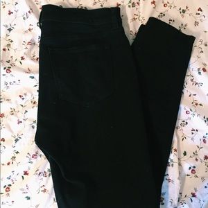 J. Crew Black Skinny Jeans